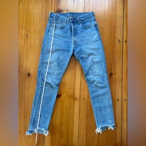 Levi’s 501 High Rise Skinny Jeans, Size 29